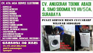 Pusat Service Mesin Cuci LG Wilayah Sidoarjo 