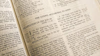 Bible opened to John chapter 1