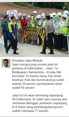 <img src="JOKOWI.jpg" alt="Ini Fakta HOAX,Jokowi yang Bangun Jalan Tol Pertama di Kalimantan ? ">