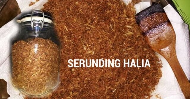 Resepi Serunding Halia Yang Sedang Tular Menjadi Kegilaan 