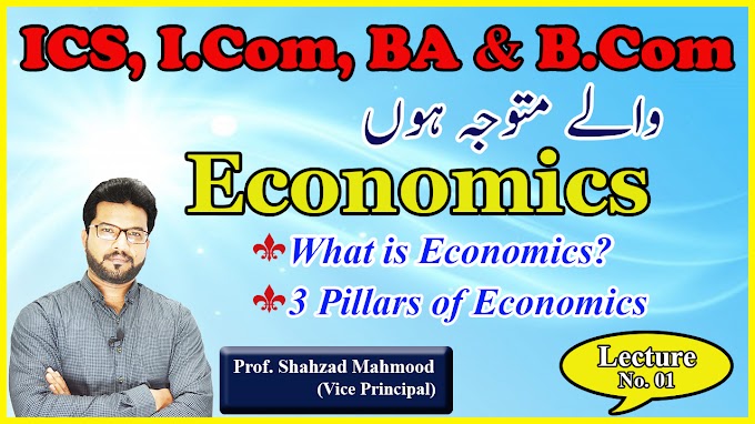 What is Economics and What are Three Pillers of Economics