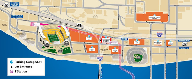 Pnc Park Parking Map