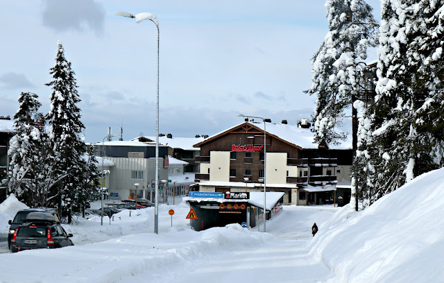 A view of the entrance to Ruka Village Resort