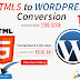 HTML to Wordpress Integration