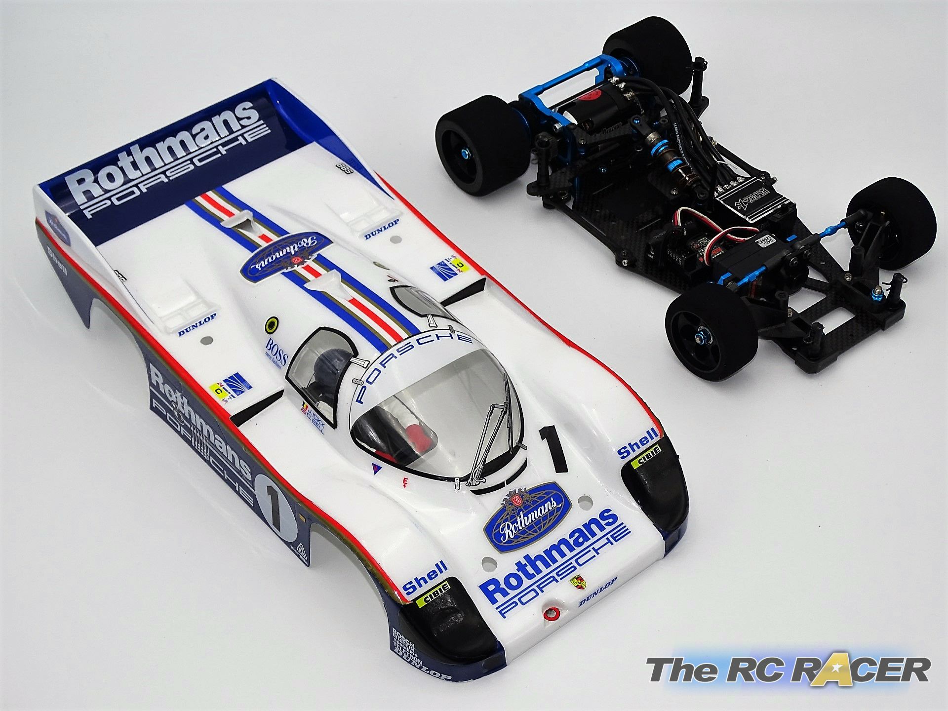 Porsche 956 1982 Le Mans Winner Tamiya RM-01X chassis