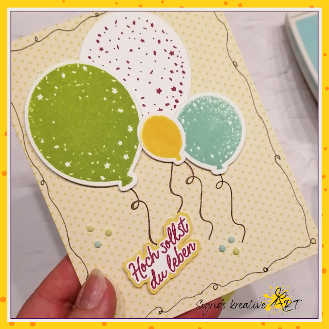 bezaubernde ballons - stampin up - stempelset - teatimestamping