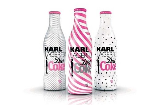 karl lagerfeld diet coke. GORGEOUS DIET COKE BOTTLES