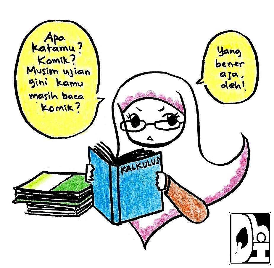 Gambar Komik Lucu Muslimah Update Status