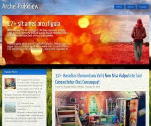 Archel Prikitiew Blogger Template