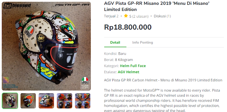 Kenapa Harga Helm Bisa Mahal? Hingga Puluhan Juta Kenapa Harga Helm Bisa Mahal? Hingga Puluhan Juta