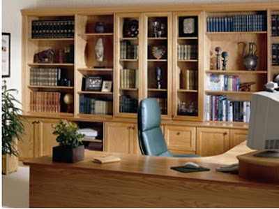 Oak office computer desk - Oak executive desk