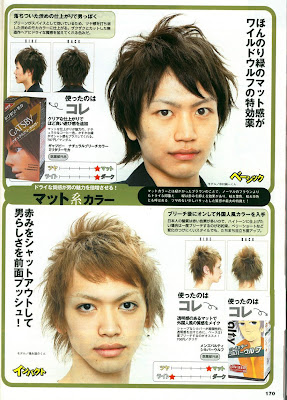 Japanese Hair Color Products and Hair Styles