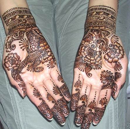Hand Henna design