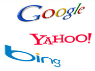 Google, Yahoo, Bing