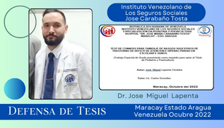 Defensa de Tesis Dr. josé M. Lapenta Pediatría IVSS