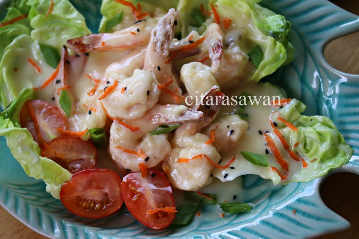 Udang Mayonnaise / Mayonnaise Prawn ~ Resepi Terbaik