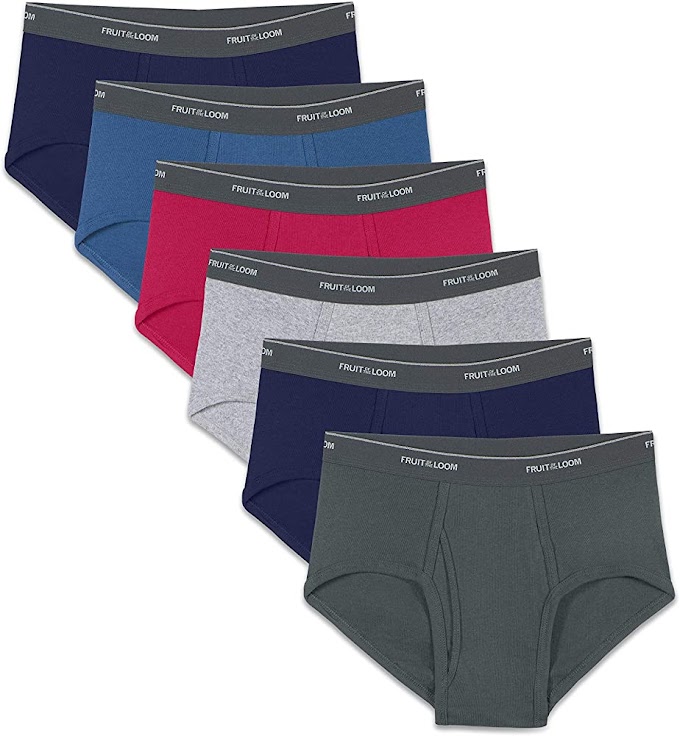 Fruit of the Loom Men's Tag-Free Cotton Briefs - Pure Underwear