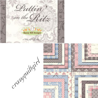 Moda PUTTIN' ON THE RITZ Quilt Fabric by Bunny Hill Designs