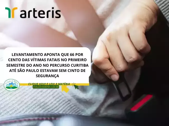 Levantamento aponta que 66 por cento das vítimas fatais no primeiro semestre do ano no percurso Curitiba até São Paulo estavam sem cinto de segurança