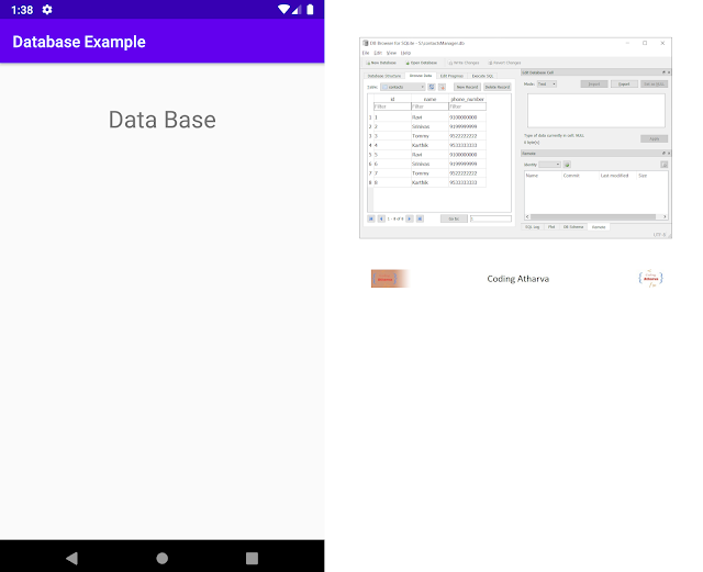 SQLite Database in Android Studio