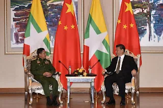 92 projects are in operation between China and the Military Council  On January 18, 2020, General Min Aung Hlaing and Chinese President Xi Jinping met in Nay Pyi Taw.  The Chinese government and the Burmese military council are working on 92 projects worth 27.4 million US dollars, the press release of the military council said today.  The Ministry of Foreign Affairs of the Military Council said that it is working with the Mekong-Lanchon cooperation program. It is not mentioned what the projects are.  After the coup, many western countries have sanctioned the military council, but neighboring China continues to work with the military council.  As of the end of January 2023, the three countries with the most investment in Myanmar are Singapore, It was stated in the press release of the investment commission meeting of the Burmese Military Council held on February 13 that China and Thailand.  The relationship between the Burmese coup military council and China continues to improve, and Kyaukphyu deep sea port for China. oil and natural gas pipeline; Import of tin and copper; The Diplomat reported on February 14 that trade in rare earth metals needs to be facilitated.  The Chinese ambassador to Myanmar said during the New Year last year that China-Myanmar relations will increase multi-sectoral cooperation, and the military leader also said that China is a comprehensive strategic cooperation partner.    Closer relationship with India's military council  Secretary of the Indian Ministry of Foreign Affairs Vani Mohan Kwara and the leader of the Military Council, General Min Aung Hlaing, 2022. When they met in Nay Pyi Taw on November 21.  Myanmar Military India-based Burmese civil society organizations point out that India, a powerful neighbor of Myanmar, is treating the military council responsible for serious human rights violations and coups as the legitimate government.  In the two years of the coup, India has provided arms to the military council four times, and the Indian ambassador to Myanmar, Shri Vinay Kumar, attended the military council's Independence Day ceremony on January 4, 2023, according to India for Myanmar, a group that helps Myanmar and war-affected refugees in India.  "Beyond Russia and even China, it is the world's largest neighbor, a democratic country that has very close relations with us."  Although India is treating the military council according to its interests, it is closer than the communist countries such as Russia and China, said Salaid Dokhar, the person in charge of the India For Myanmar group.  "Before the seizure of power, it was seen that the relationship with India was the same as that of the formal government from the beginning. I would like to say that the Russians Even beyond China, the world's largest neighbor It's a democratic state."  After the coup d'état in Myanmar, India's delegation in 2021 On March 27, he attended the Military Day ceremony of the Military Council in Nay Pyi Taw.  In April and July 2022, the Indian Ambassador to Myanmar, Shri Vinay Kumar, met with the Ministers of the Military Council, U Ko Ko Hlaing, As well as meeting U Khin Ri and discussing helping in the 2024 census, in November 2022, Indian Foreign Ministry Secretary Vinay Mohan Kwatra visited military leader General Min Aung Hlaing.  Salai Ceu Bik Thawng, chairman of the Interim National Consultative Council (ICNCC), said that India's lack of support for democratic forces depends on the ruling party.   "If only the BJP (Bharatiya Janata Party) party did not form the government at the center and the government was like the Congress (Indian National Congress) party, it would have been much different. Their foreign policies are also different. During the 1988 uprising, the revolutionary groups were officially established. It was the Congress party at that time. I see that a lot depends on the BJP and Modi's political stance now."  The Bharatiya Janata Party is a nationalist and conservative party, while the Indian National Congress is a liberal party.  Salai Ceu Bik Thaw also said that the Indian government does not want the military council, but they are dealing with the military council for their interests so that they do not side with China.  After the coup, the Indian government and Indian companies told the military council that in 2021, radar technology, remote control air defense weapon; 2022 thermal imaging view of automatic rifles and snipers. The India For Myanmar group said that they sold and sent weapons used in bombs and weapons.  The Kalatan River Comprehensive Development Project, which is carried out by India's Eastward Policy, was halted for around two years due to the fighting in Rakhine State, but it resumed at the end of December 2022 when the Military Council and the Rakhine Army signed a cease-fire.  In this project, expansion of Sittwe Port and Kalatan River. There are plans to build a road from Paletwa in Chin State to Mizoram in India, and this project has been in progress since 2009, aiming for the North East region of India, where road communication is difficult.  National Unity Government (NUG) presidential office spokesperson U Kyaw Zaw said that only revolutionary forces can guarantee the interests of the Indian government.   "What the NUG government wants to say is that the best and strongest guarantee for India's interests is the success of our people's spring revolution. I would like to say that we can best guarantee the interests of India by implementing the will of the people who are fighting to reach the path of true democracy."  The military council's air force crossed Indian airspace when it bombed the headquarters of the Chin National Front (CNF) on January 10, causing a large explosion in a village in Mizoram state, residents said.  But India The Mizoram state government has denied that there was any heavy weapons attack and has not formally objected to it.  Chin National Front (CNF) spokesman Salai Chetni said that India's turning a blind eye to the work of the military council is to jointly crush the armed forces on the border between the two countries.  "Since 1990, India's policy of cooperating with the Myanmar central government and suppressing both armed organizations on the border under the pretext of securing their borders is still alive. I am silent on the bombing of our headquarters by airplanes and such in their country. No matter how much he does in the region, he is doing a great job. I see it the same way.”  In this attack on the CNF headquarters, five CNF soldiers were killed and some houses and buildings were damaged.  After the attack on the CNF headquarters, the Indian side of Myanmar has tightened the screening of war refugees, according to Israel Thang, the information officer of the Matupi Chin Refugee Community.  “It happened since the military council talks with India. Especially after the shooting of the Victoria camp, it got worse. In the border area, there are many inconveniences when crossing from Myanmar to India. There is a lot of testing. Recently, there have been registrations. If you check the men, it's normal. But it is not convenient for women. They are checking every detail. We are oppressed as refugees. That's what I'm experiencing."  Myanmar-India border crossings are controlled by the central government of India and women are being examined in detail. Israel Thang said that human rights are being violated.  He added that while the Mizoram state government is taking care of Burmese war refugees, there is no help from the Indian central government.  He said that at the beginning of 2023, around 100 Burmese people were arrested in the Indian state of Manipur, even in the villages where they were living.  On the second anniversary of the coup, the Indian central government banned the silent movement in Mizoram.  Mizoram, India, bordering war refugees from Burma. Manipur According to data from MCRC, there are more than 50,000 people who have fled to states like Nagaland.  Civil organizations say that India, which has good relations with the military council, will only be able to get it if it is pressured by the international community to stand on the side of the democratic forces.