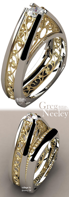 ♦Greg Neeley Pinnacle Engagement Diamond Ring #gregneeley #jewelry #brilliantluxury