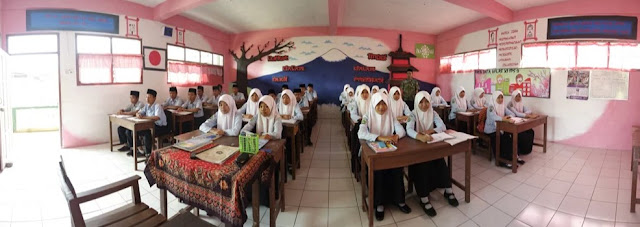 dekorasi ruang kelas sma terbaru