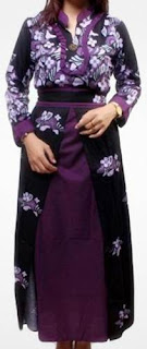 model baju batik wanita