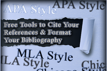 Free Online Tools To Advert Sources In Addition To Format References For Your Paper