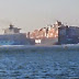 Σύγκρουση δύο γιγάντιων πλοίων στη διώρυγα του Σουέζ (Video)