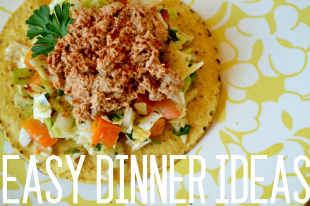 dinner, recipes, ideas, tuna, mexican, tostada