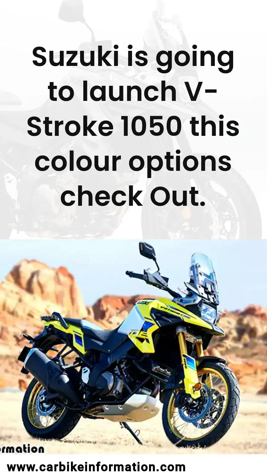 Suzuki V-Strom 1050