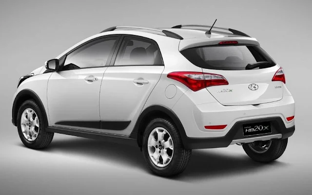 carro HB20 cross Hyundai HB20X - branco