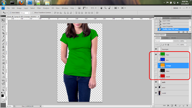 Tutorial Membuat Mockup Tshirt