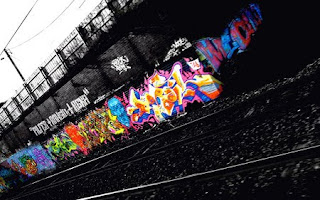 abstract Bigthumnail Graffiti wall