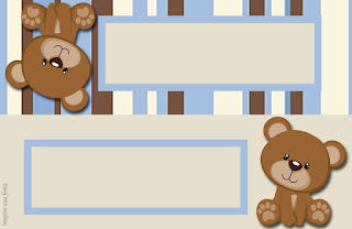 Little Bear with Stripes: Free Printable Candy Bar Labels. 