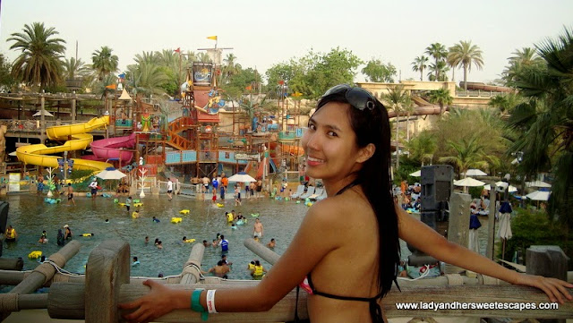 Lady at Wild Wadi Dubai