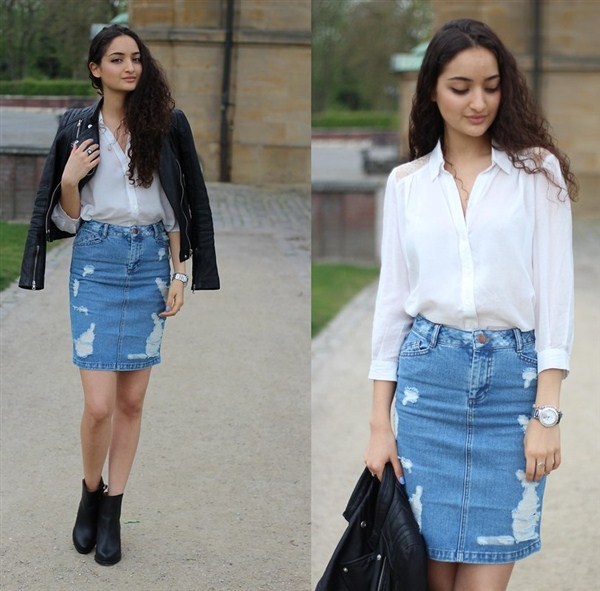 Model Rok Jeans Denim Wanita Trend Terbaru 2019 2019 Model Rok Jeans Denim Wanita Trend Terbaru 2019 2019