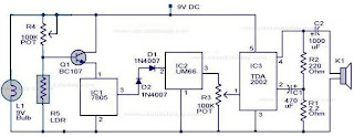 rangkaian alarm kebakaran