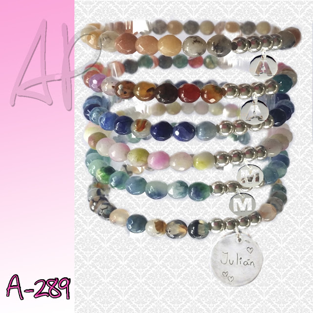 Pulsera plata personalizada