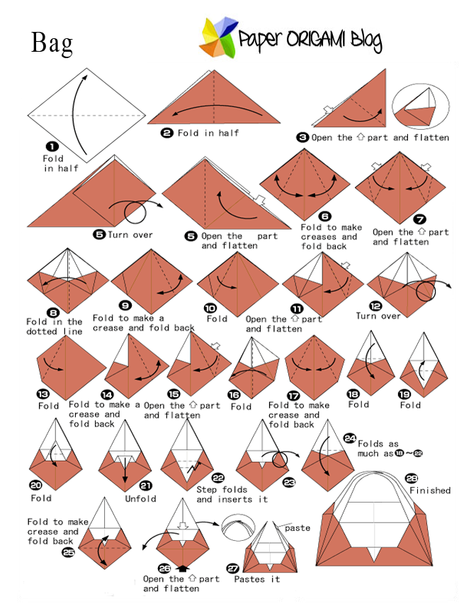 Crochet Origami Tote Bag - Free Pattern + Tutorial » Make & Do Crew