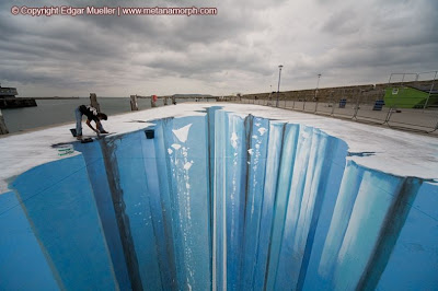 Ice Age in 3D Street Art by Edgar Mueller Seen On www.coolpicturegallery.net