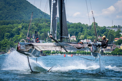 Le GC32 Spindrift racing en Autriche