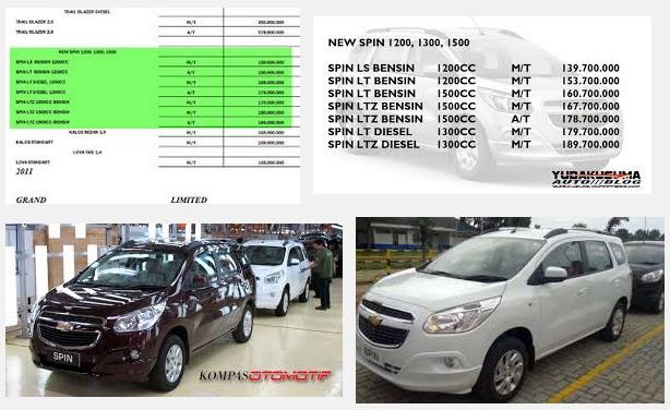  Harga  Chevrolet  Spin  Indonesia Chevrolet  Spin  Indonesia