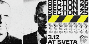 Section 25 live at Sveta Bar, Tallinn, Estonia 3 Dec 2022