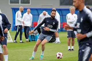 adil rami saat training world cup