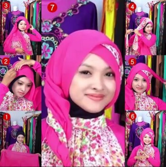 9 Tutorial Hijab Pashmina untuk Kebaya yang Elegan dan Mempesona