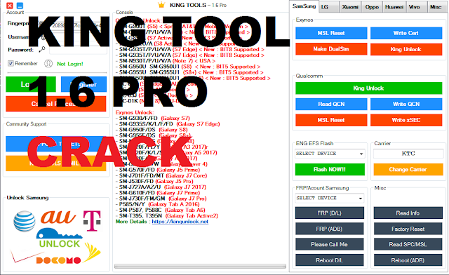 King Tool 1.6 Pro Officially Update Tool Downlaod Free 2019