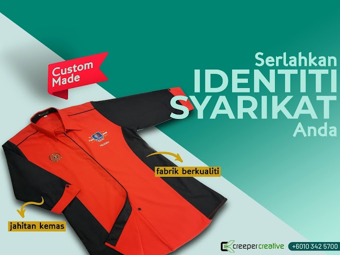 Baju korporat berkualiti dari Creeper Creative
