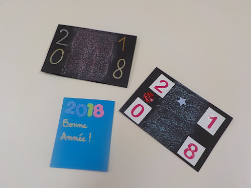 Cartes de voeux 2018 ps-ms-gs maternelle